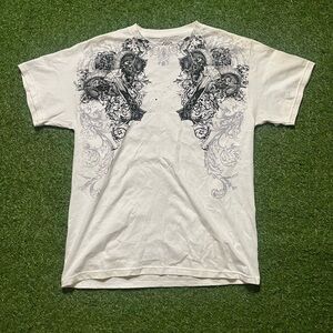 Y2K men’s MMA elite white graphic shirt size medium